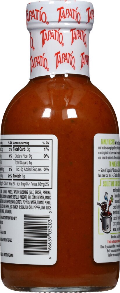 slide 3 of 4, Tapatio Barbacoa Red Chile Cooking Sauce, 12.9 oz