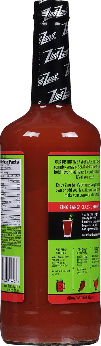 slide 3 of 7, Zing Zang Bloody Mary Mix 32 oz, 32 oz