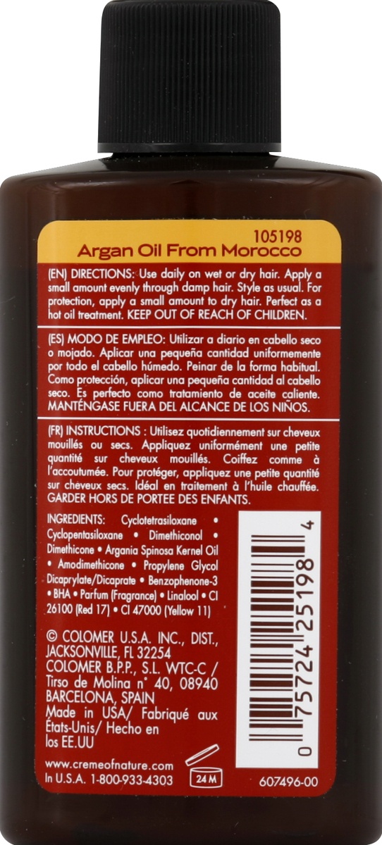 slide 3 of 3, Creme of Nature Argan Oil Treatment, 3 oz