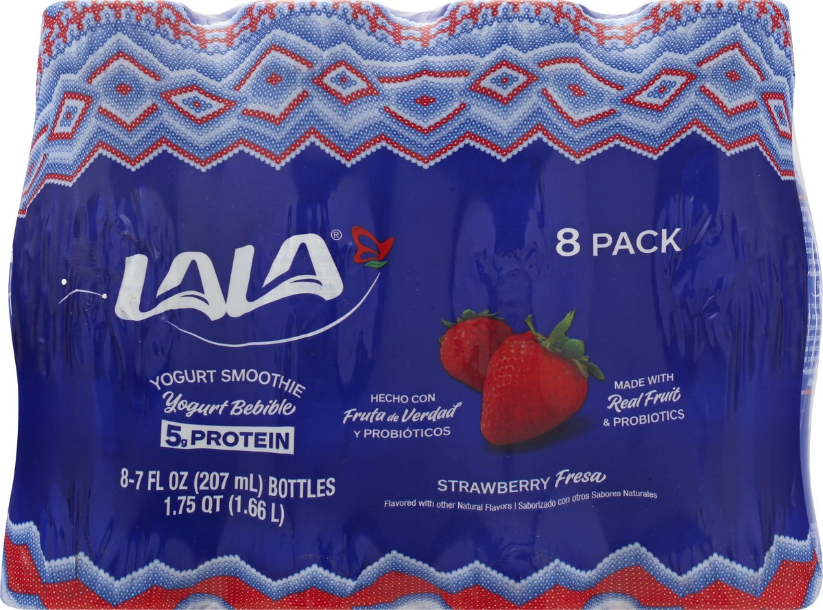 slide 6 of 9, LALA Strawberry Yogurt Smoothie 8 - 7 fl oz Bottles, 8 ct