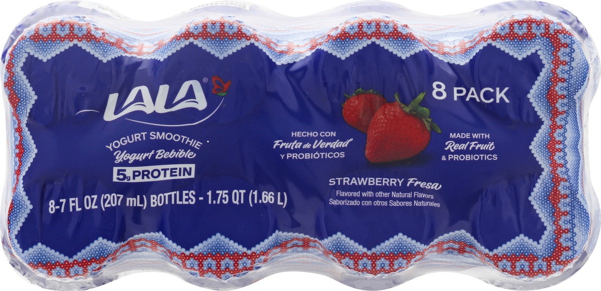 slide 9 of 9, LALA Strawberry Yogurt Smoothie 8 - 7 fl oz Bottles, 8 ct