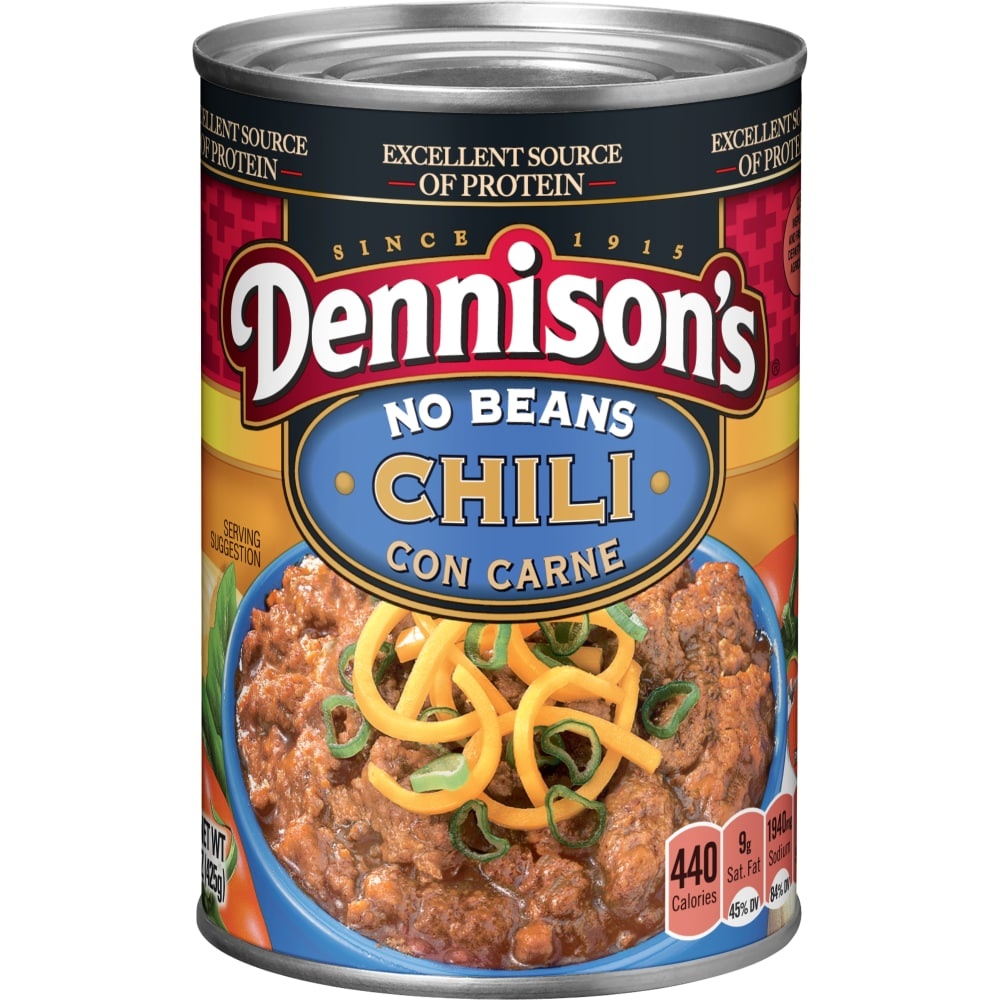 slide 1 of 1, Dennison's No Beans Chili con Carne, 15 oz