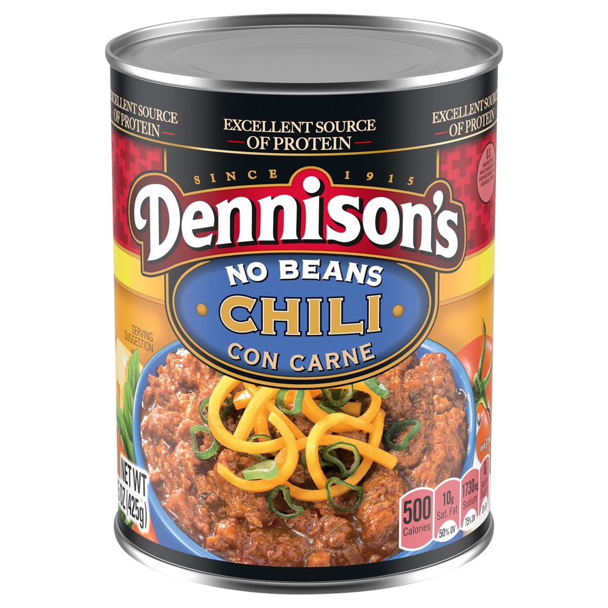 slide 1 of 10, Dennison's No Beans Chili con Carne, 15 oz