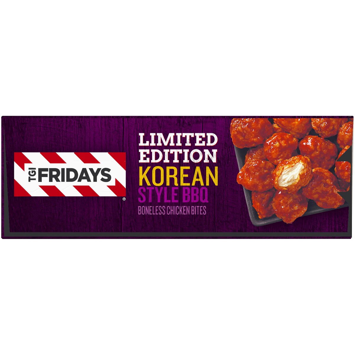 slide 9 of 13, T.G.I. Friday's Korean Style BBQ Boneless Chicken Bites, Frozen Appetizer, 10 oz Box, 283 g