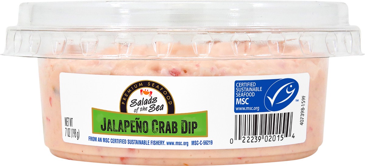 slide 3 of 13, Salads of the Sea Jalapeño Crab Dip 7 oz, 7 oz