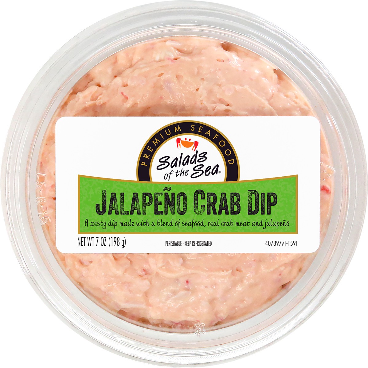 slide 13 of 13, Salads of the Sea Jalapeño Crab Dip 7 oz, 7 oz