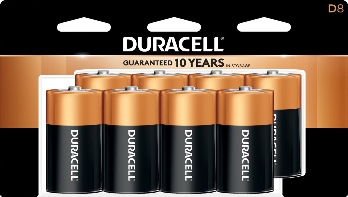 slide 1 of 3, Duracell Batteries"D", 8 ct