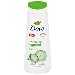 Dove Refreshing Body Wash Cucumber and Green Tea, 22 oz