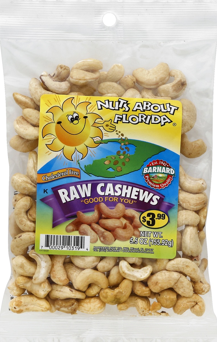 slide 2 of 3, Nuts About Florida Cashews 5.5 oz, 5.5 oz