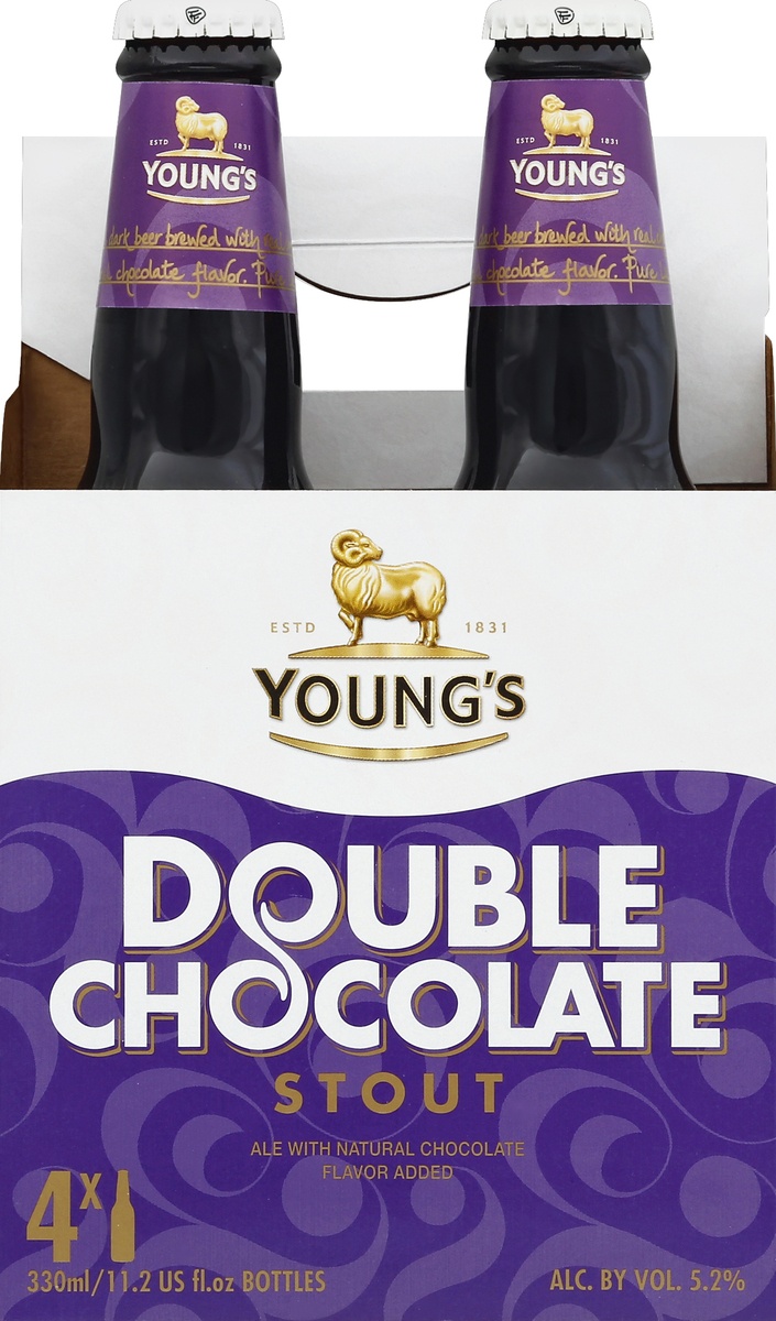 slide 4 of 4, Young's Beer, Double Chocolate Stout, 4 ct; 12 oz