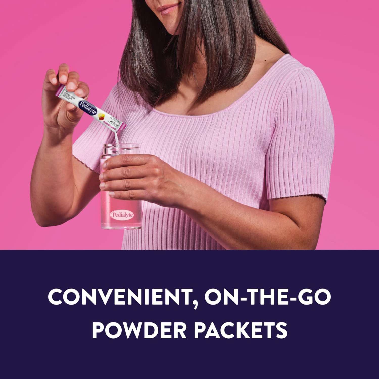 slide 8 of 8, Pedialyte Base Straw Lemonade Pwd, 8 ct