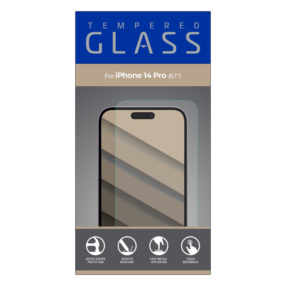 slide 1 of 1, Zgear Iphone14 Tempered Glass Screen Protector, 1 ct
