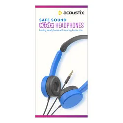 Acoustix Safe Sound Kidz Headphones - Blue