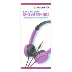 Acoustix Safe Sound Kidz Headphones - Purple