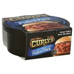 Curly's Naturally Hickory Smoked Pulled Pork With Barbecue Sauce