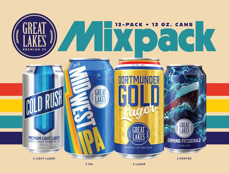 slide 2 of 3, Great Lakes Brewing Co. Great Lakes Mix Pack 12-pack Can, 12 ct; 12 oz