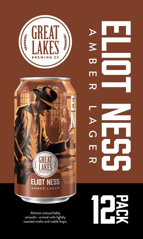 slide 3 of 3, Great Lakes Brewing Co. Great Lakes Eliot Ness Amber Lager 12 pack, 12oz cans, 6.1% ABV, 12 ct