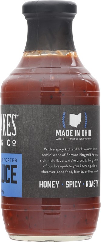 slide 4 of 5, Great Lakes Brewing Co. Edmund Fitzgerald Porter BBQ Sauce 19 oz, 19 oz