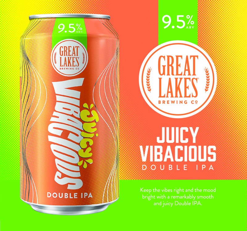 slide 3 of 4, Great Lakes Brewing Co. Great Lakes Juicy Vibacious Double IPA 6 pack, 12 oz cans, 9.5% ABV, 6 ct; 12 oz