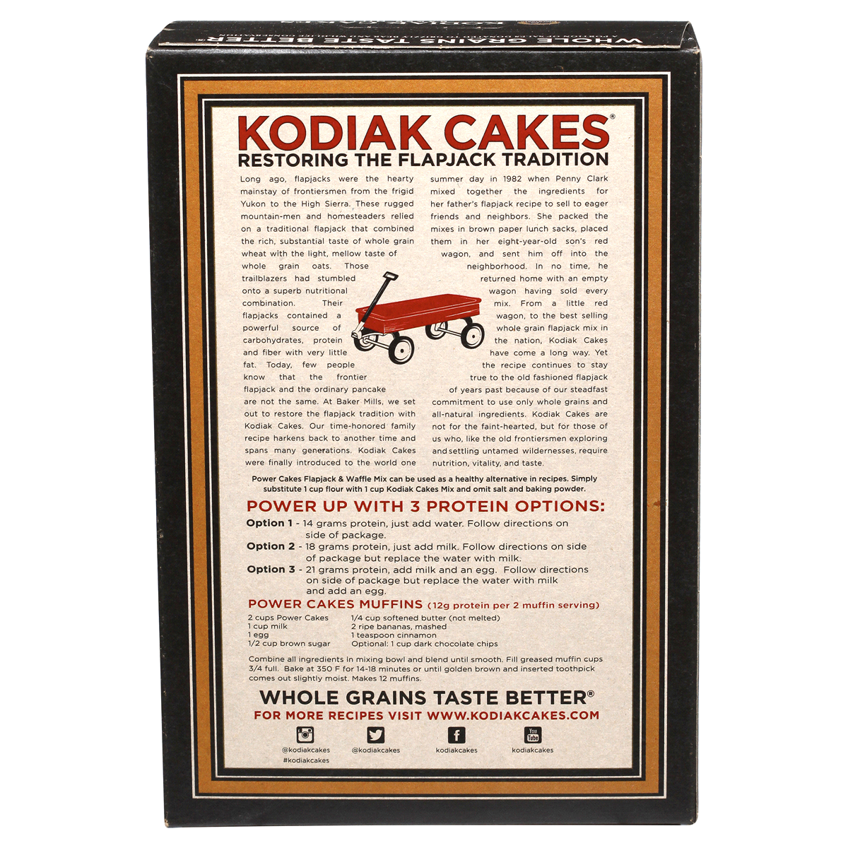 slide 2 of 8, Kodiak Cakes Protein Packed Flapjack & Waffle Mix Crunchy Peanut Butter, 18 oz