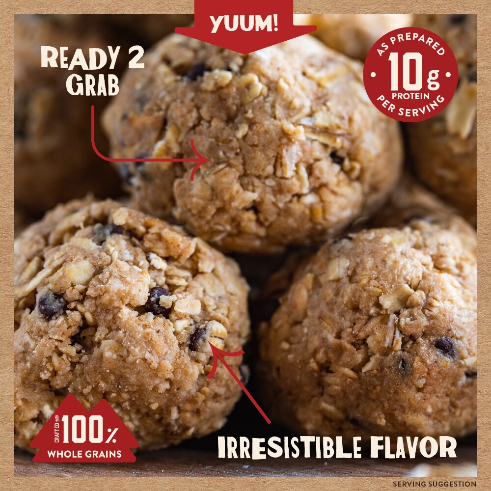 slide 2 of 6, Kodiak Cakes Protein Balls, Oatmeal Chocolate Chip, 12.7 oz, 12.7 oz