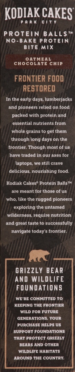 slide 7 of 10, Kodiak Cakes Oatmeal Chocolate Chip Protein Ball Mix, 12.7 oz
