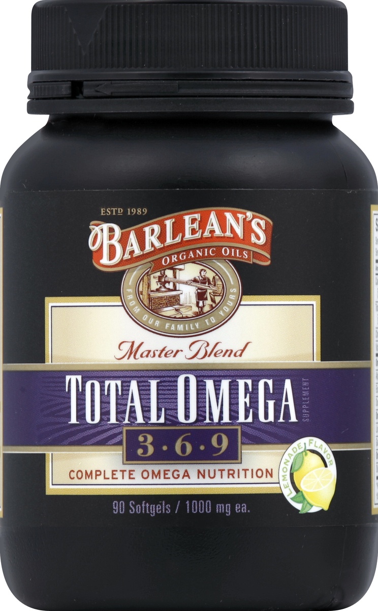 slide 2 of 3, Barlean's Total Omega, 90 ct