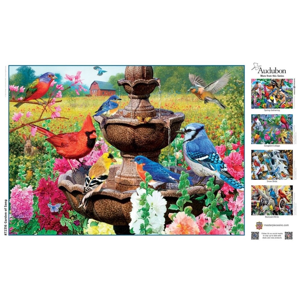 slide 4 of 6, Garden of Song 1000 pc, 1 ct