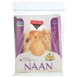 Atoria's Family Bakery Garlic Naan Bread 2 Each