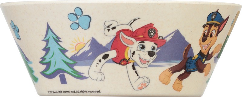 slide 3 of 4, Zak! Designs Zak! Melamine Bamboo Bowl, Paw Patrol, 6 Inch, 1 ct