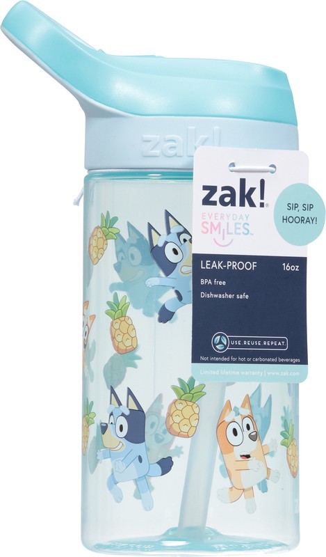slide 3 of 4, Zak! Designs Everyday Smiles 16 oz Bluey PP Atlantic Bottle 1 Each, 1 ct