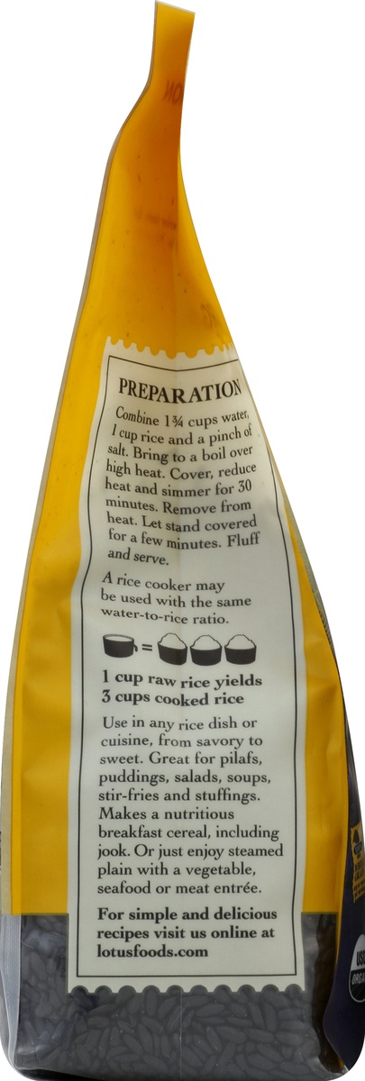 slide 2 of 4, Lotus Foods Organic Forbidden Rice 15 oz, 15 oz