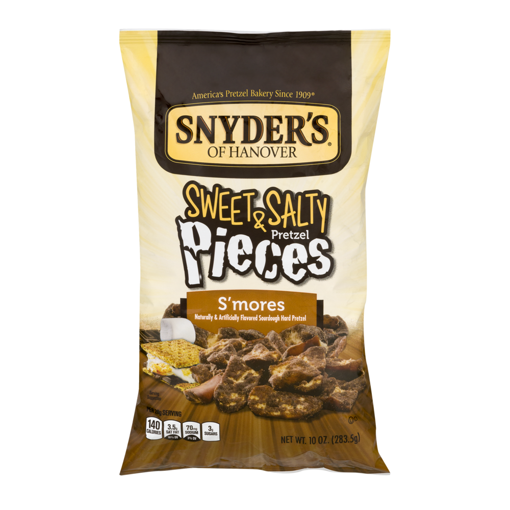 slide 1 of 1, Snyder's of Hanover Sweet & Salty S'mores Pretzel Pieces, 10 oz