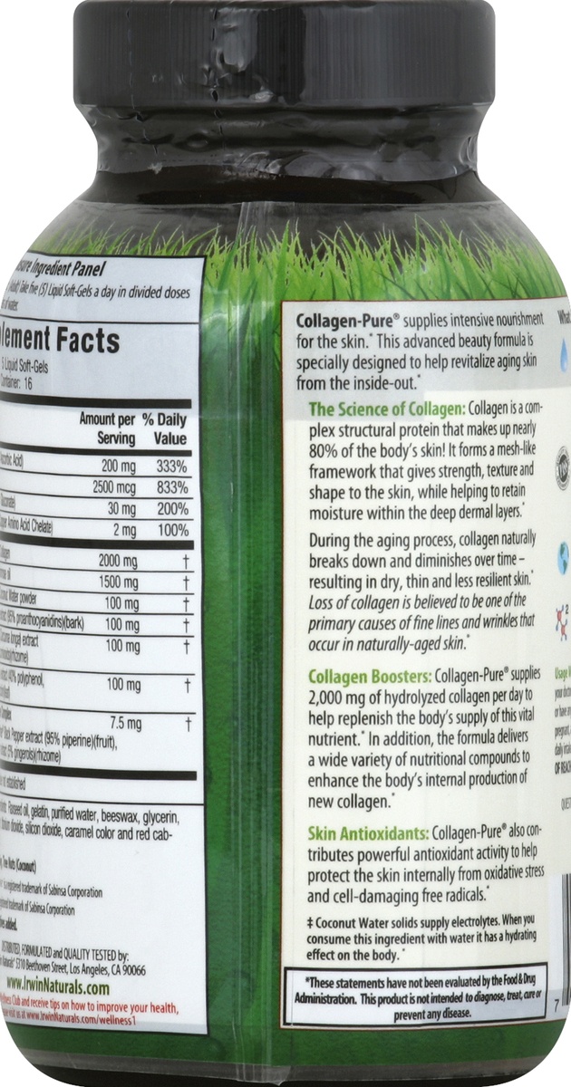 slide 4 of 4, Irwin Naturals Collagen Pure, 80 ct