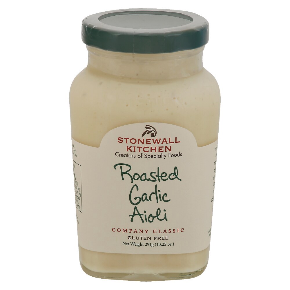 slide 2 of 3, Stonewall Kitchen Aioli, Gluten Free, Roasted Garlic, 10.25 oz