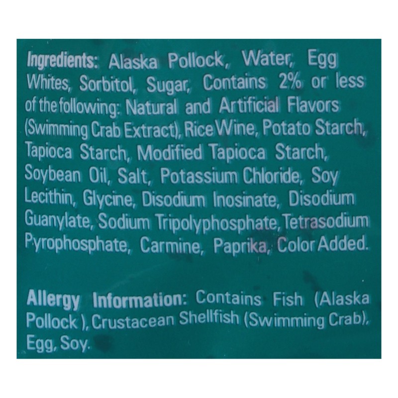 slide 2 of 5, TransOcean Imitation Crab, Snow Style, 1 lb