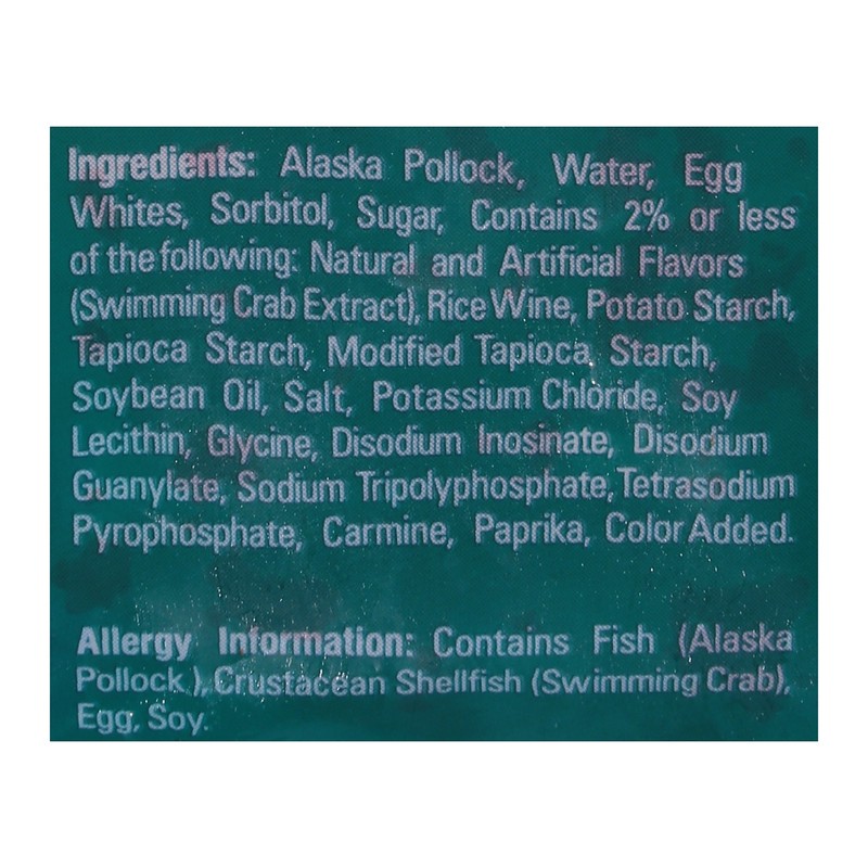 slide 4 of 5, Trans-Ocean Ocean Legs Snow Style Imitation Crab 2 lb, 2 lb