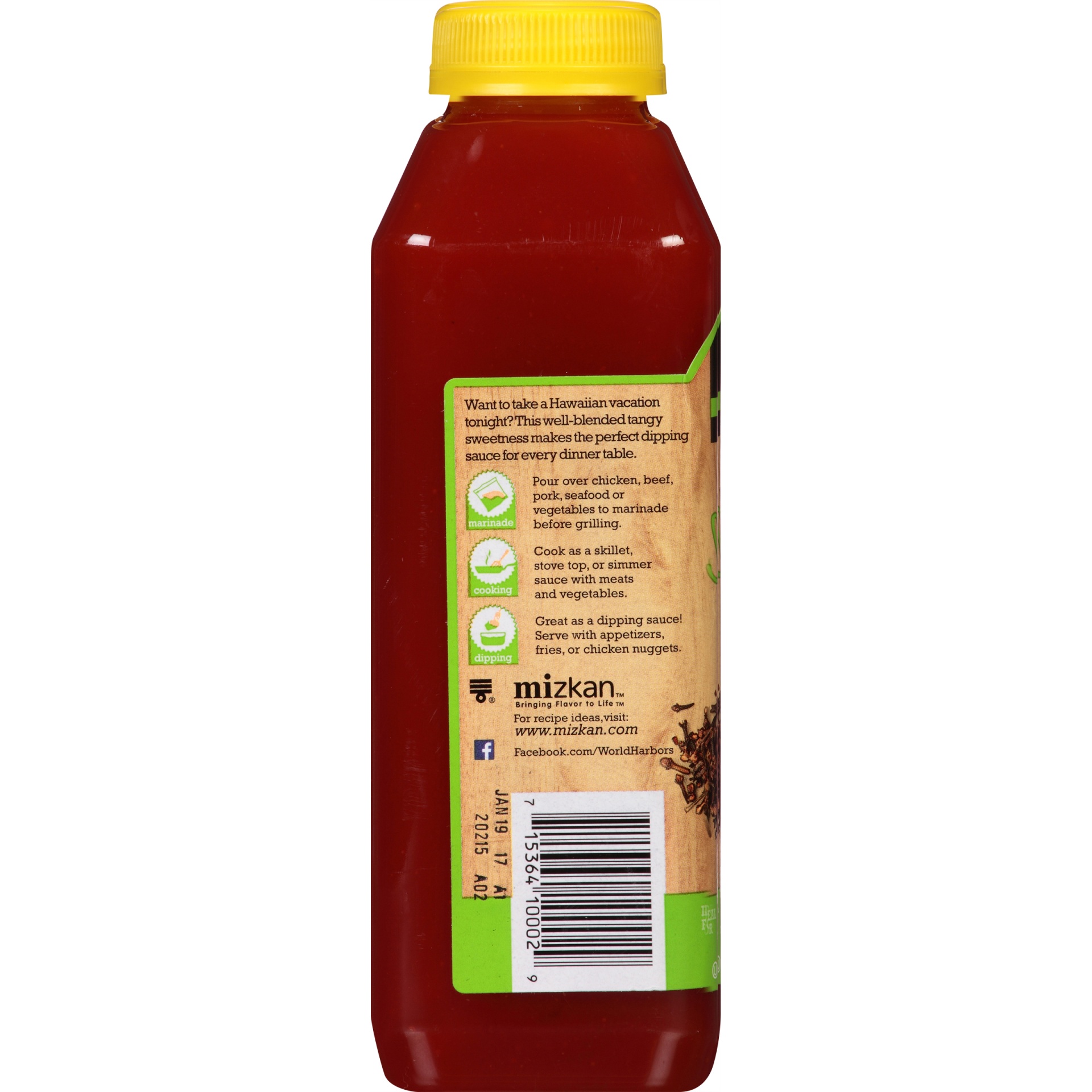 slide 3 of 8, World Harbors Maui Mountain Sweet & Sour Sauce & Marinade, 16 fl oz