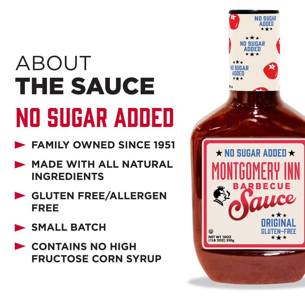 slide 4 of 6, Montgomery Inn No Sugar Bbq Sauce, 18 fl oz