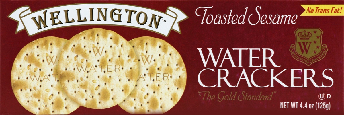 slide 3 of 4, Wellington Toaster Sesame Water Crackers 4.4 oz, 4.4 oz