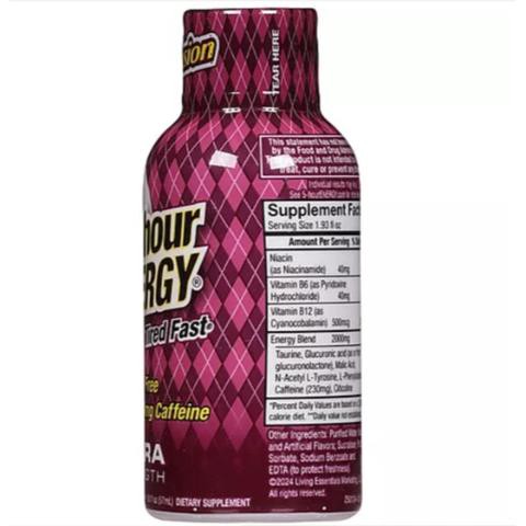 slide 3 of 3, 5-Hour Energy Extra Strength Transfusion, 1.93 oz