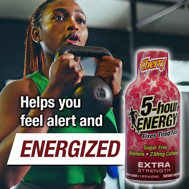 slide 4 of 5, 5-hour ENERGY, Extra Strength, Cherry, Shot, 1.93 oz., 1.93 fl oz