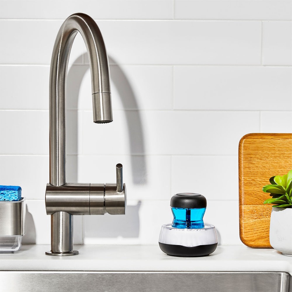 slide 4 of 5, OXO Soap Pump Palm Brush, 1 ct