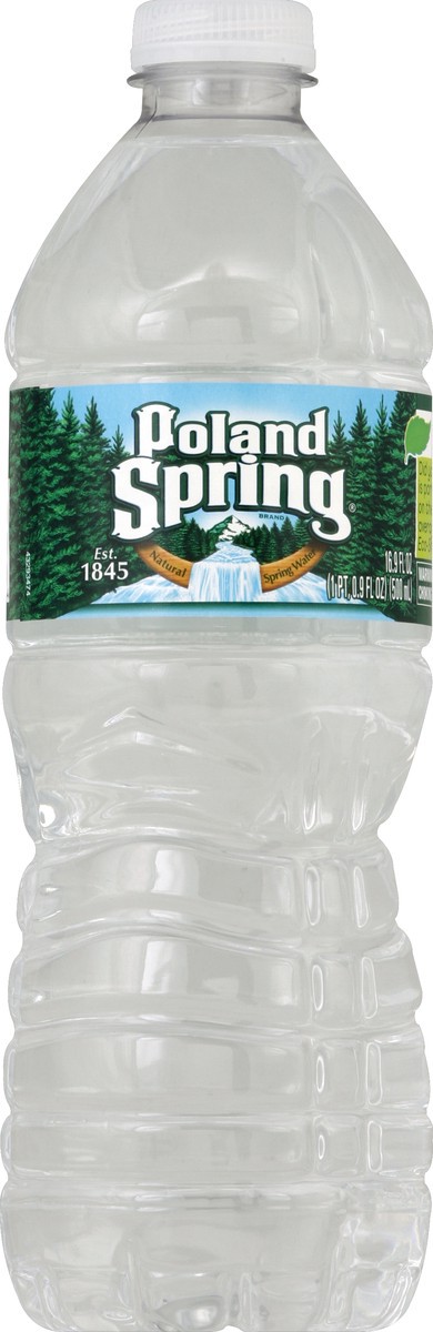 slide 3 of 4, Poland Spring Brand 100% Natural Spring Water, 16.9-ounce plastic bottle, 16.9 fl oz