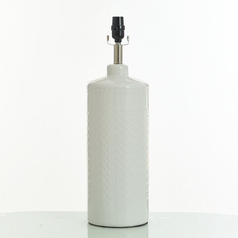 slide 1 of 1, Stylecraft Ceramic Table Lamp - White, 1 ct