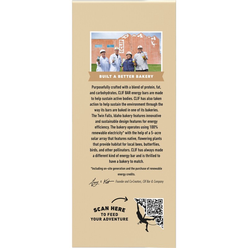 slide 5 of 5, CLIF BAR - White Chocolate Macadamia Nut Flavor - Made with Organic Oats - Energy Bars - Non-GMO - Plant Based Protein Bars (10 Pack), 10 ct