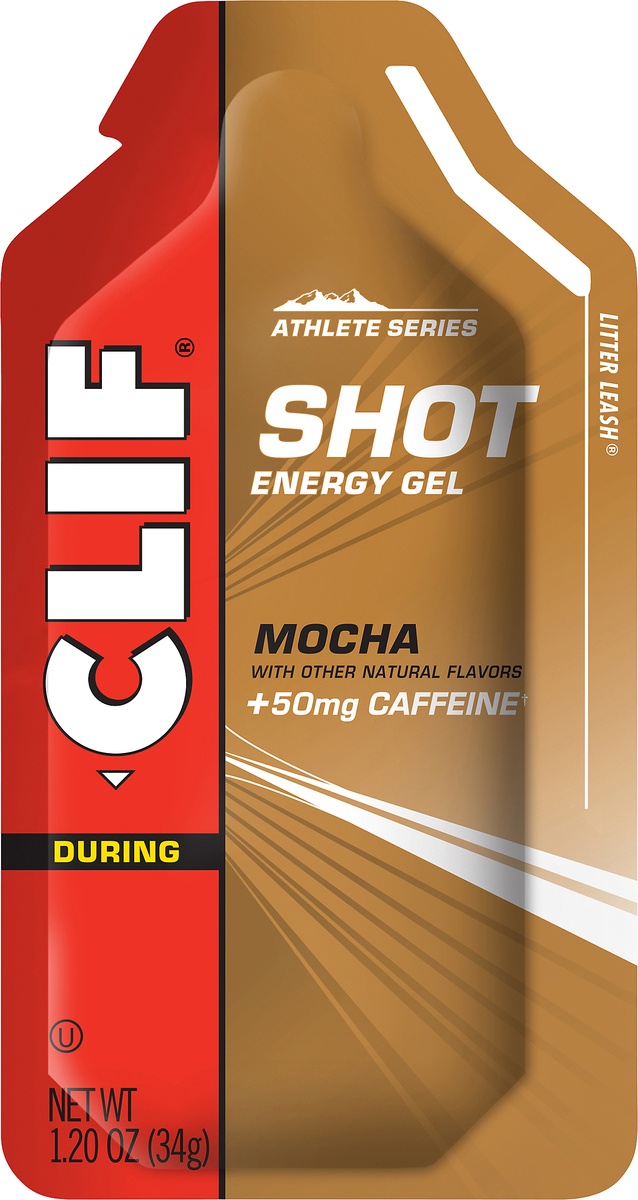 slide 7 of 8, CLIF Shot™ Mocha Energy Gel 1.2 oz. Packet, 1.2 oz