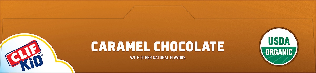 slide 4 of 8, CLIF Kid Organic Caramel Chocolate Zbar, 6 ct