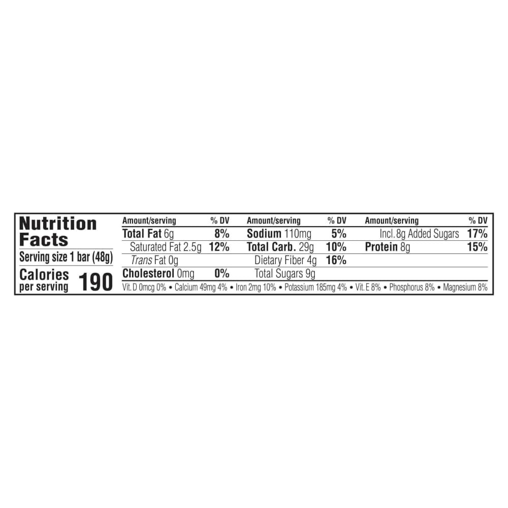 slide 4 of 6, LUNA Bar - Chocolate Cupcake - Gluten-Free - Non-GMO - 7-9g Protein - Made with Organic Oats - Low Glycemic - Whole Nutrition Snack Bar - 1.69 oz., 1.69 oz