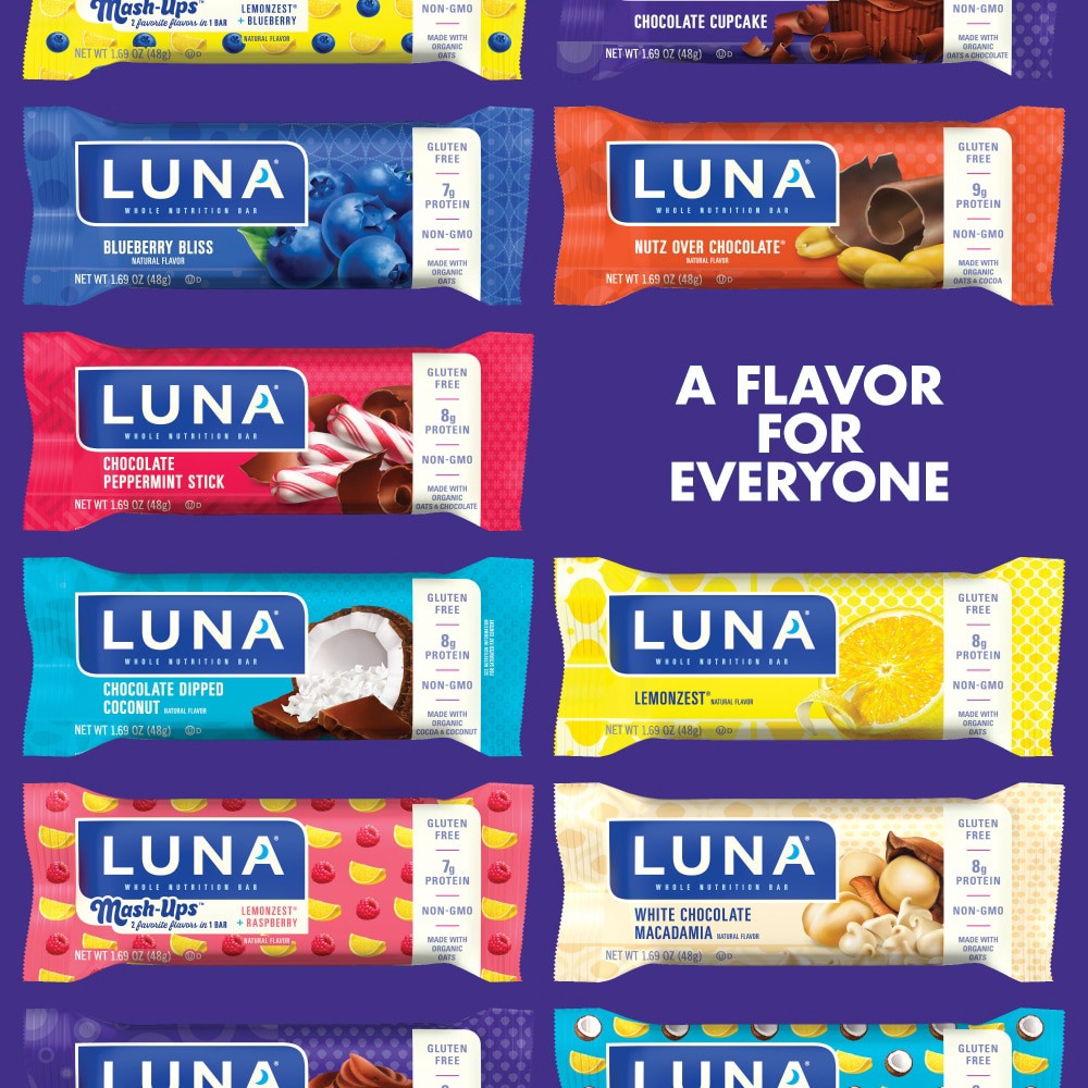 slide 5 of 6, Luna Chocolate Cupcake Whole Nutrition Bars, 15 ct; 1.69 oz